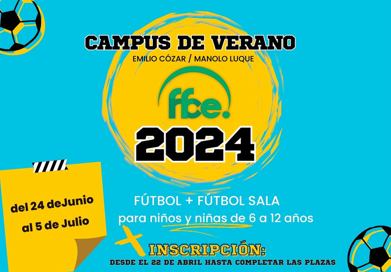 Abierto el plazo de inscripción para el Campus de Verano 2024 de la RFFCE