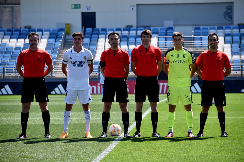 Román Román arbitró la pasada campaña a la AD Ceuta FC em Valdebebas