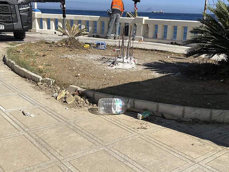 Reinstalaci&oacute;n del Reloj de Sol de Playa Ben&iacute;tez / Daniel Hern&aacute;ndez