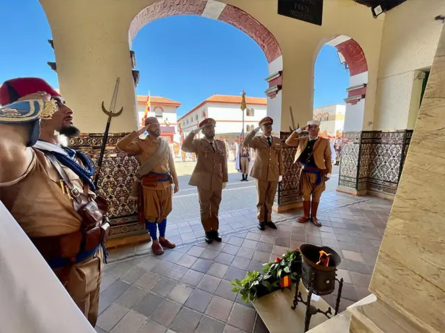 Acto de la toma del mando del Tabor Tetuan / Cedida