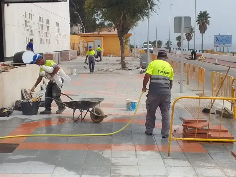Los &uacute;ltimos retoques antes de que el D&iacute;az Flor abra sus puertas / Cedida