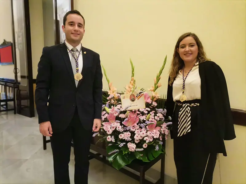 Recepci&oacute;n en el Palacio Auton&oacute;mico a los representantes del Encuentro de J&oacute;venes Cofrades / Mohamed Ettouileb