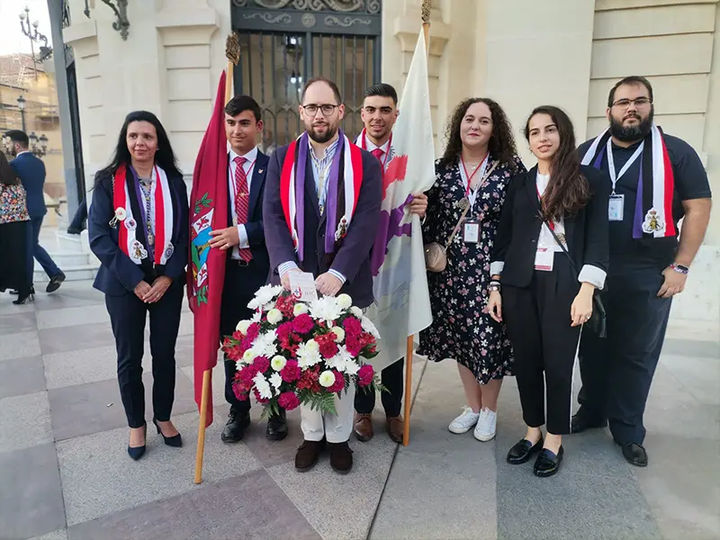 Recepci&oacute;n en el Palacio Auton&oacute;mico a los representantes del Encuentro de J&oacute;venes Cofrades / Mohamed Ettouileb