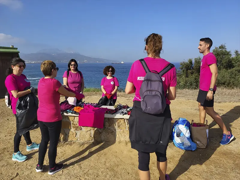 Recogida de Ceuta sin Pl&aacute;stico en Santa Catalina