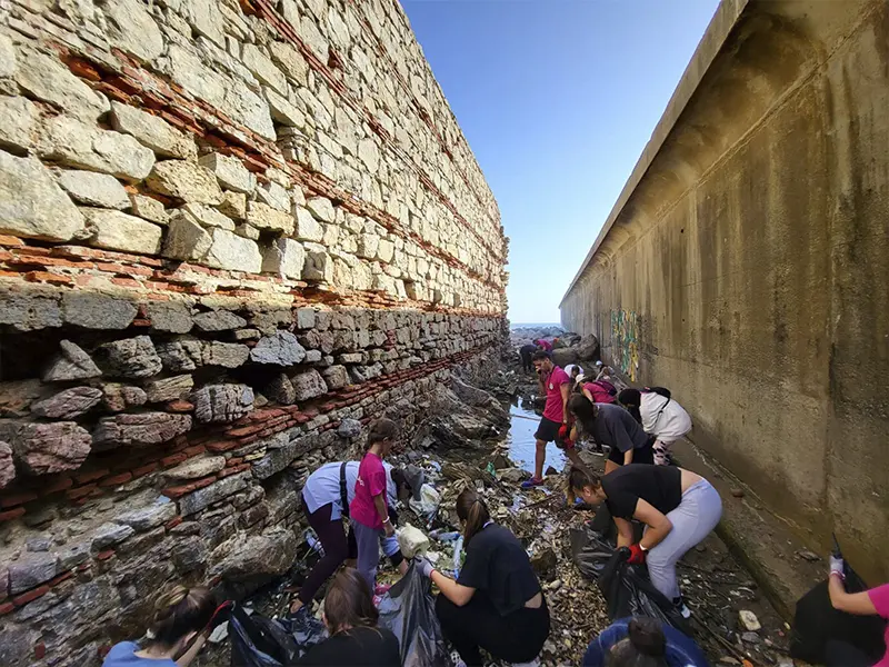 Recogida de Ceuta sin Pl&aacute;stico en Santa Catalina