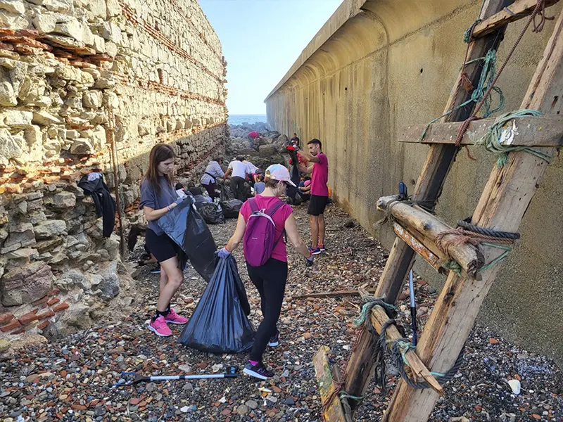 Recogida de Ceuta sin Pl&aacute;stico en Santa Catalina