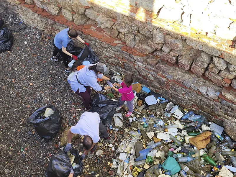 Recogida de Ceuta sin Pl&aacute;stico en Santa Catalina