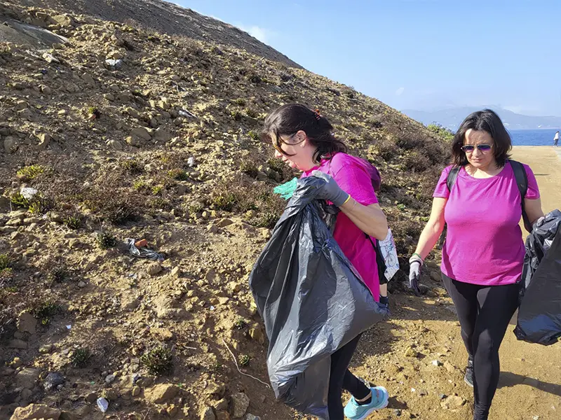 Recogida de Ceuta sin Pl&aacute;stico en Santa Catalina