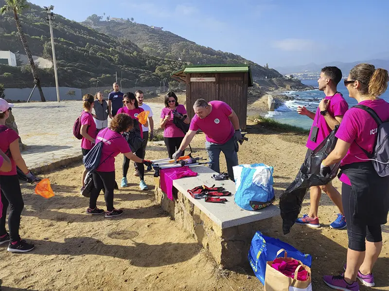 Recogida de Ceuta sin Pl&aacute;stico en Santa Catalina