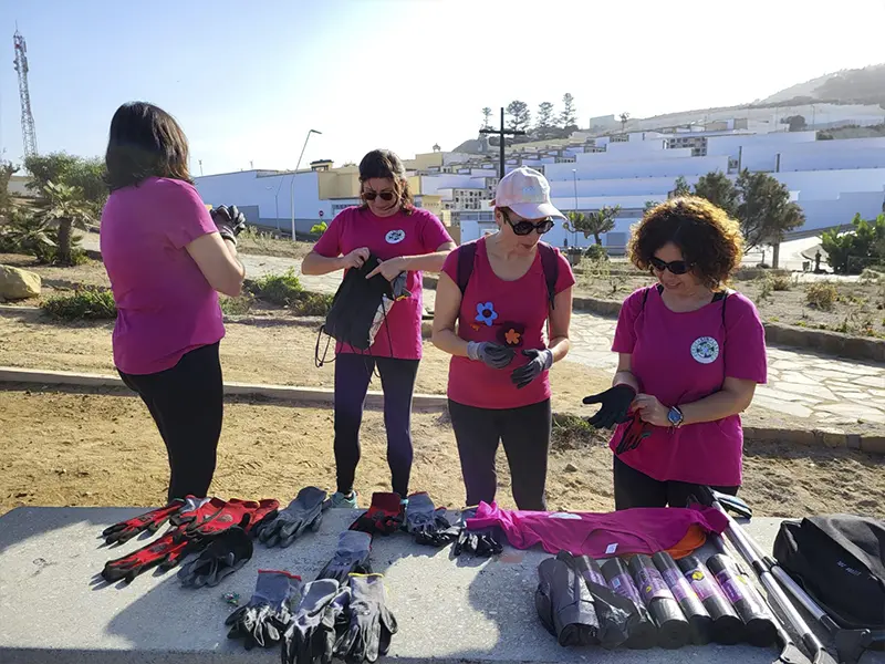 Recogida de Ceuta sin Pl&aacute;stico en Santa Catalina