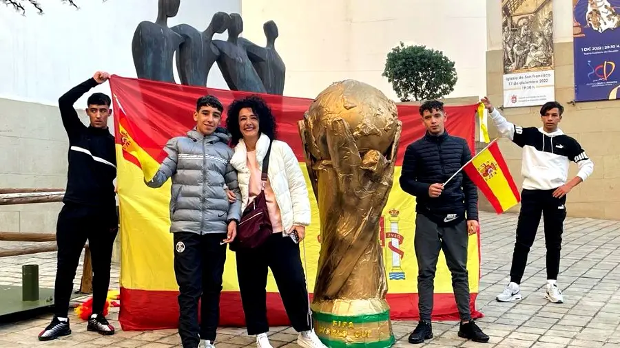 Autores del dise&ntilde;o de la Copa del Mundo de centro 'La Esperanza'