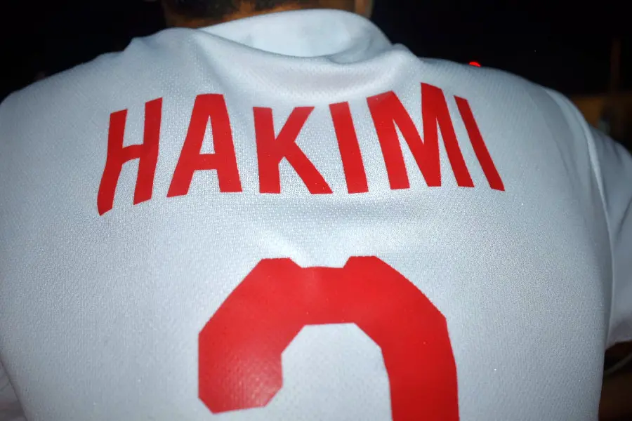 Camiseta del jugador Hakimi