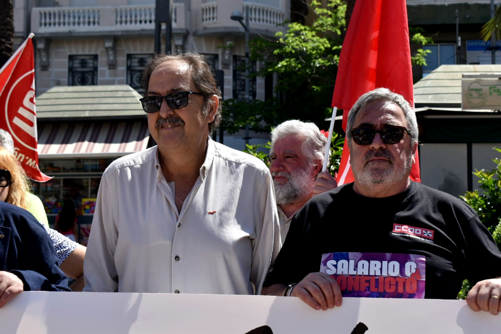UGT y CCOO en el 1 de mayo / Rafa B&aacute;ez