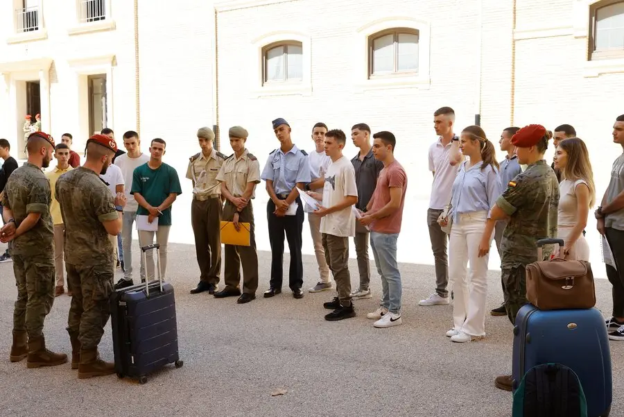 Llegada de la Princesa Leonor a la Academia General Militar / Casa Real