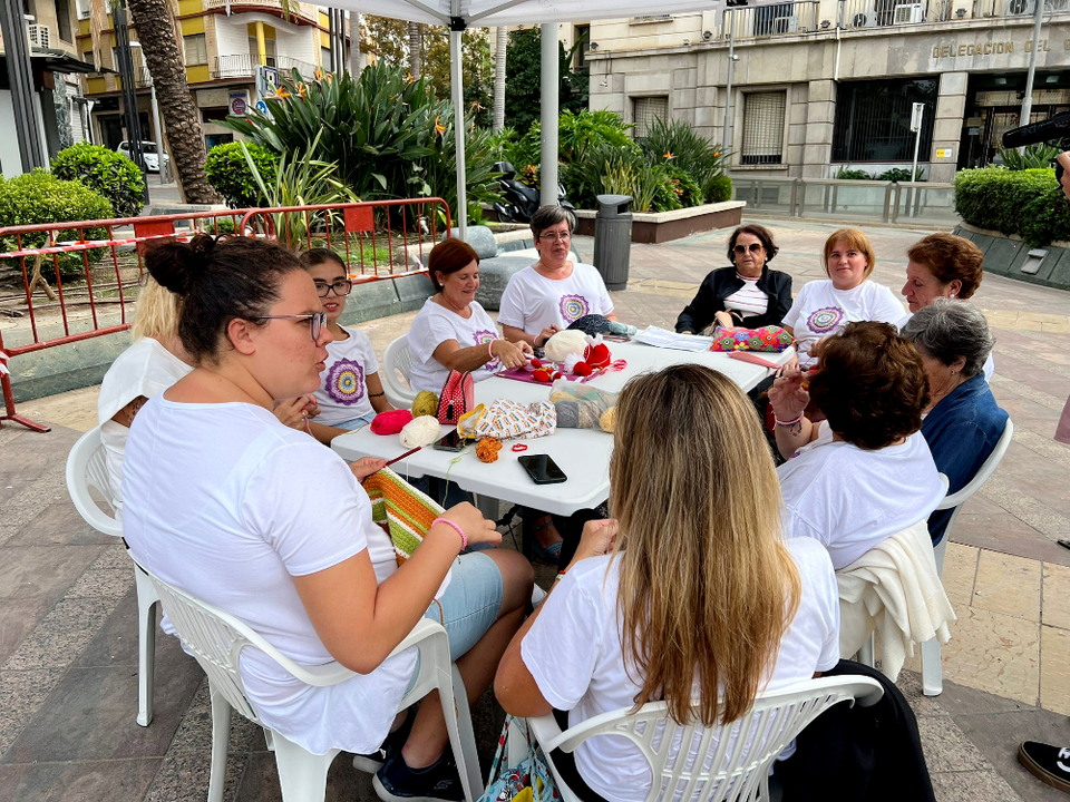 D&iacute;a del tejer celebrado en la Plaza de los Reyes (16)
