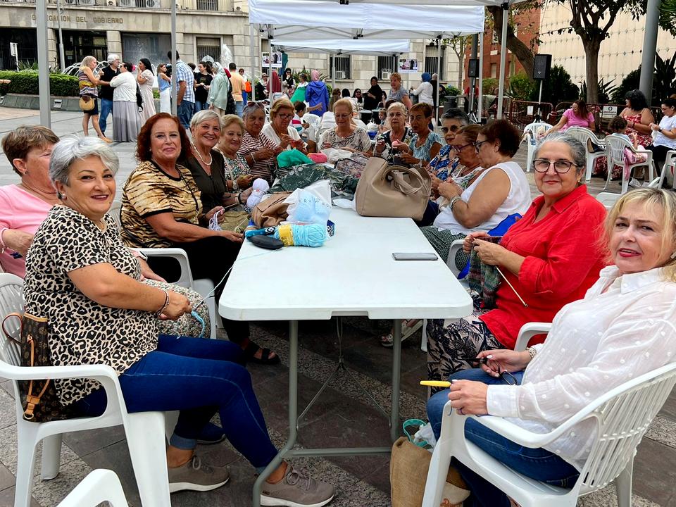 D&iacute;a del tejer celebrado en la Plaza de los Reyes (12)