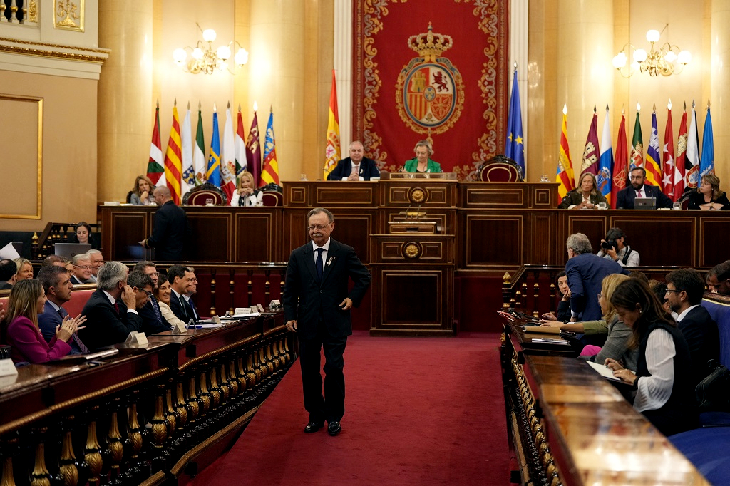 El presidente Vivas interviene en el Senado (13)