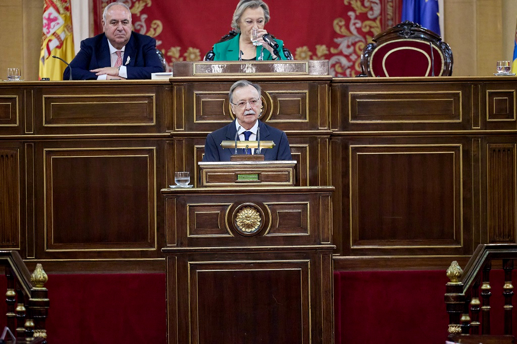 El presidente Vivas interviene en el Senado (11)