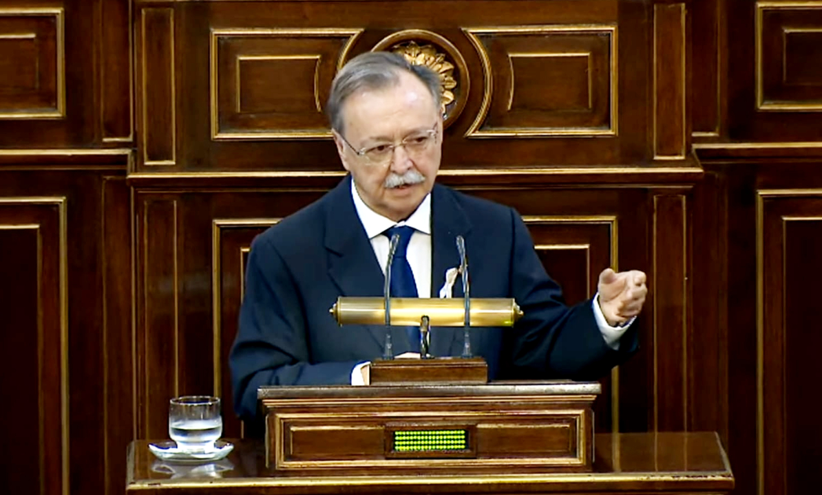 El presidente Vivas durante una comparecencia en el Senado / Archivo