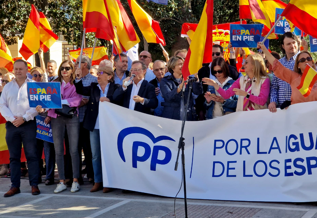 Manifestaci&oacute;n del Partido Popular en contra de la Amnist&iacute;a y por la igualdad de los espa&ntilde;oles / Archivo
