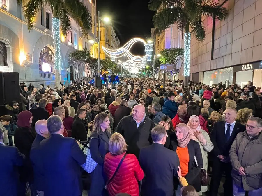 Inauguraci&oacute;n del alumbrado ornamental de Navidad / Daniel Hern&aacute;ndez