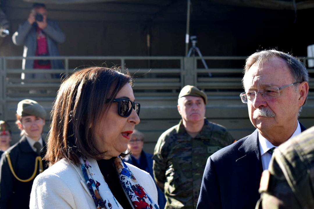 Margarita Robles, durante una visita a Ceuta/ Archivo