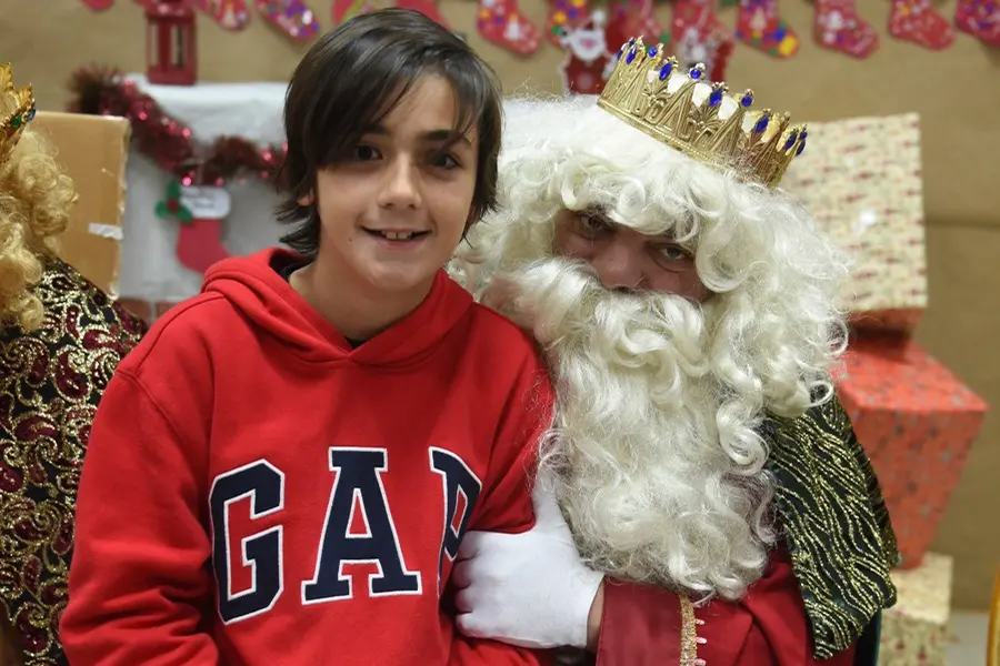 Visita de SSMM los Reyes Magos al Mixto