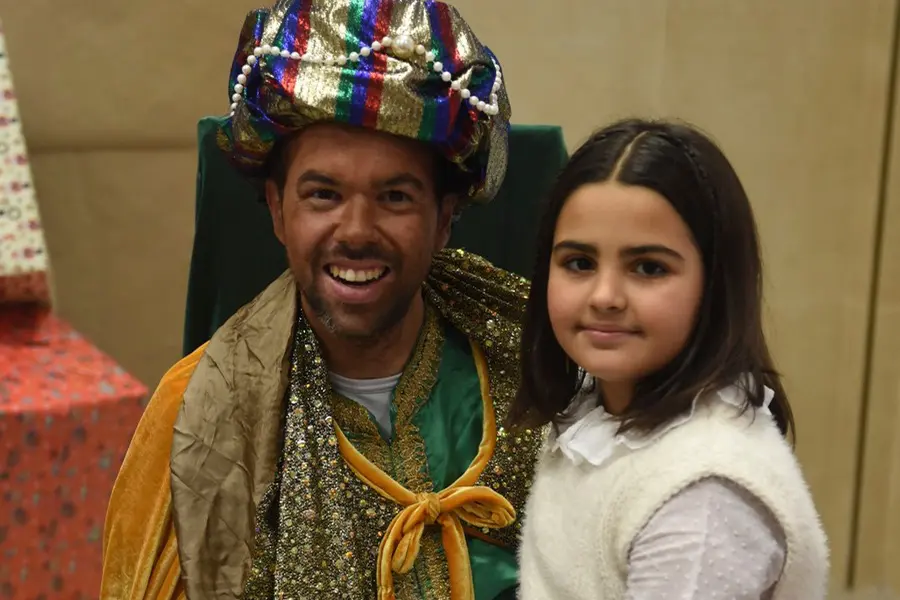 Visita de SSMM los Reyes Magos al Mixto