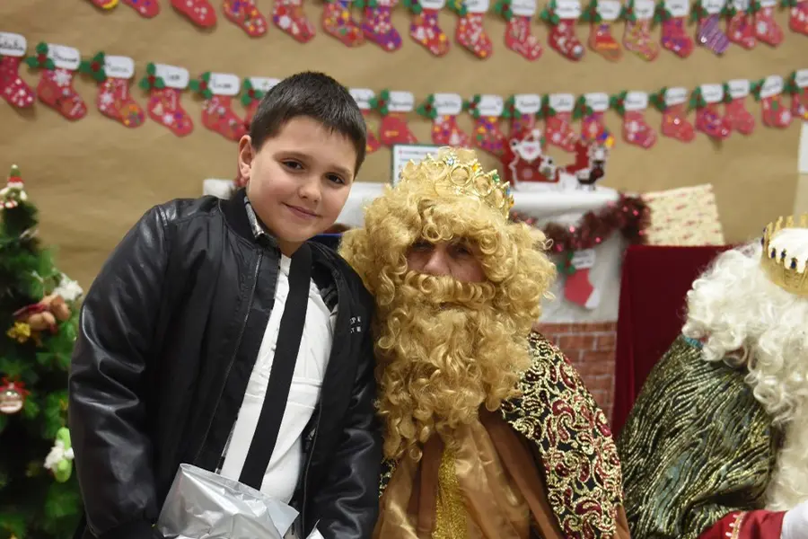 Visita de SSMM los Reyes Magos al Mixto