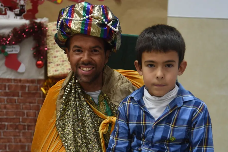 Visita de SSMM los Reyes Magos al Mixto