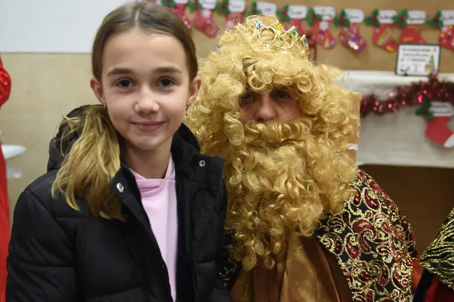 Visita de SSMM los Reyes Magos al Mixto