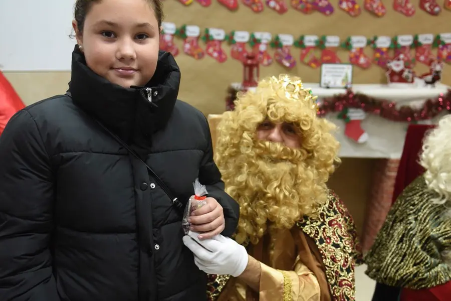 Visita de SSMM los Reyes Magos al Mixto