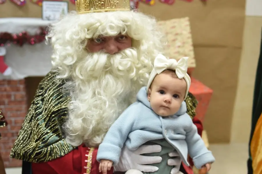 Visita de SSMM los Reyes Magos al Mixto