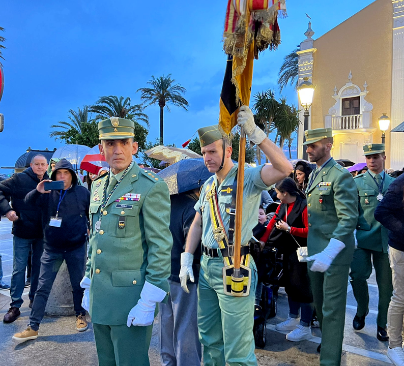 Desfile bajo la lluvia del Tercio Duque de Alba Segundo de La Legi&oacute;n  (14)