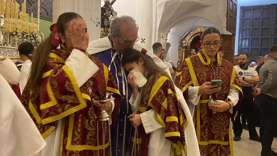  Un momento de la procesi&oacute;n de la Expiraci&oacute;n 2024. 