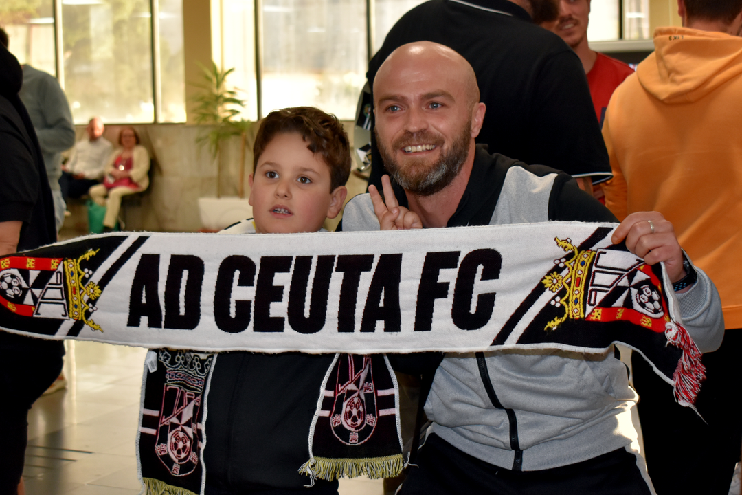 Recibimiento al filial de la AD Ceuta FC