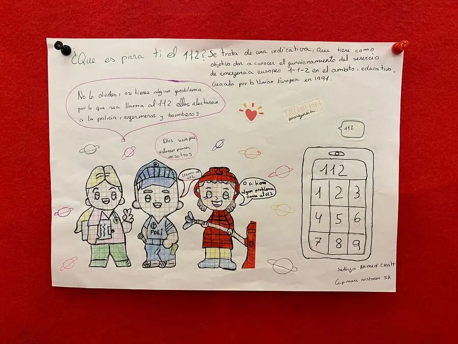 Entrega de premios del Concurso de dibujo del 112 / Daniel Hern&aacute;ndez