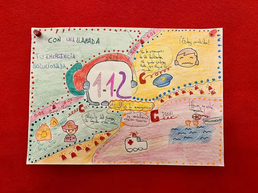 Entrega de premios del Concurso de dibujo del 112 / Daniel Hern&aacute;ndez