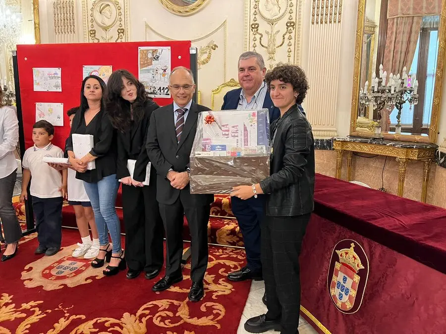 Entrega de premios del Concurso de dibujo del 112 / Daniel Hern&aacute;ndez