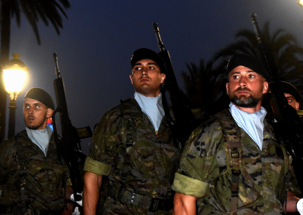 Arriado de Bandera protagonizado por el Regimiento de Caballer&iacute;a Montesa 3 (28)