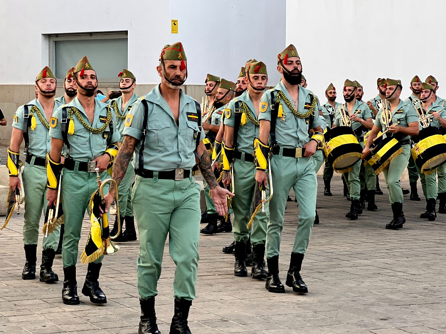 As&iacute; ha sido la exhibici&oacute;n de La Legi&oacute;n en la plaza Nelson Mandela / Daniel Hern&aacute;ndez