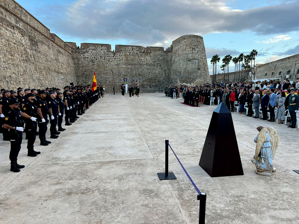 Actos conmemorativos de la Polic&iacute;a Nacional. Foto: Daniel Hern&aacute;ndez