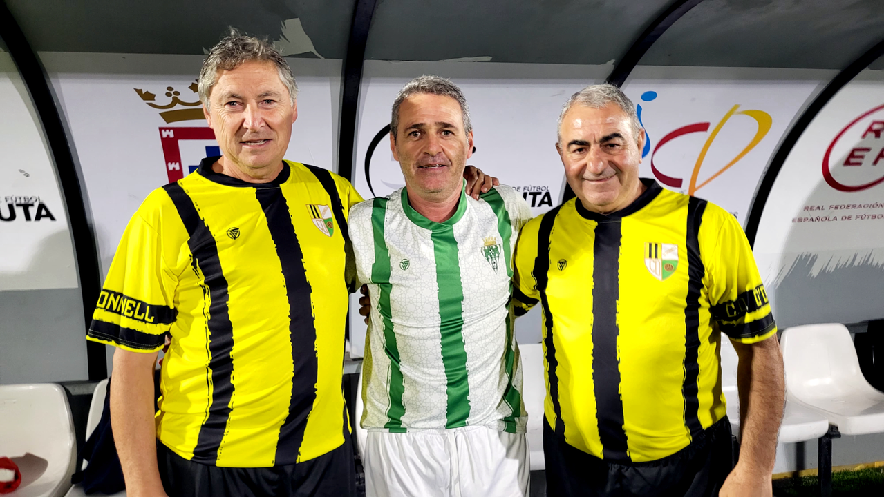 Veteranos del f&uacute;tbol de Ceuta 
