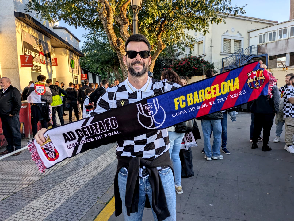 Aficionados de la AD Ceuta FC en la Copa del Rey (1)