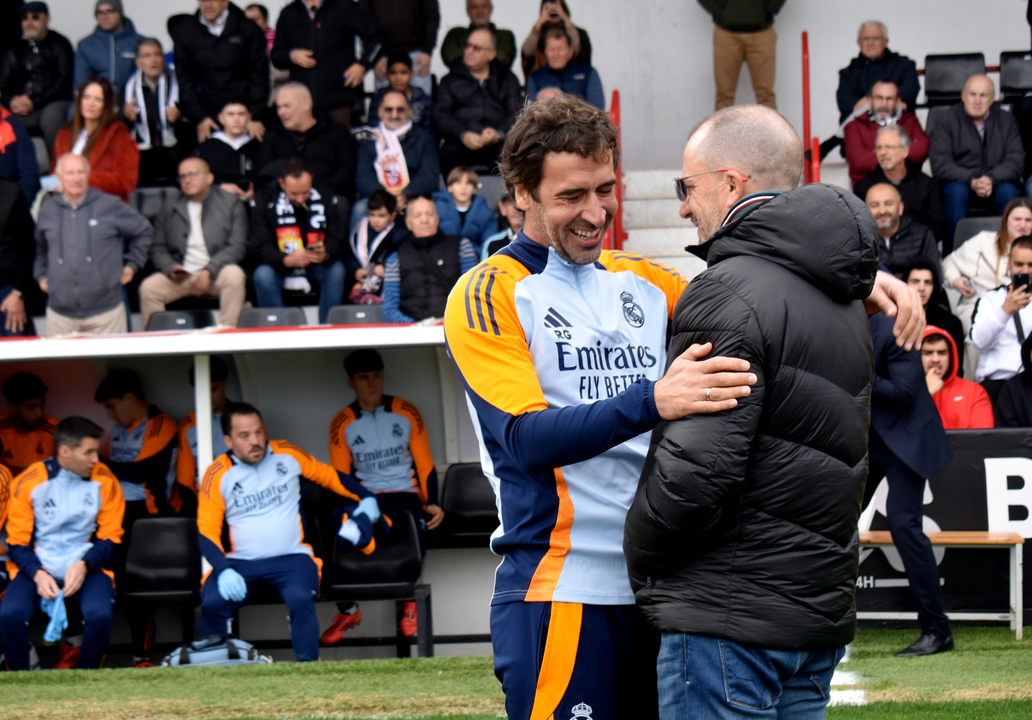 R&aacute;ul Gonz&aacute;lez junto a Jos&eacute; Juan Romero 