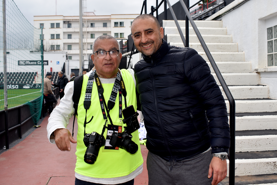 Luhay hamido junto a Abdeselam Mohamed