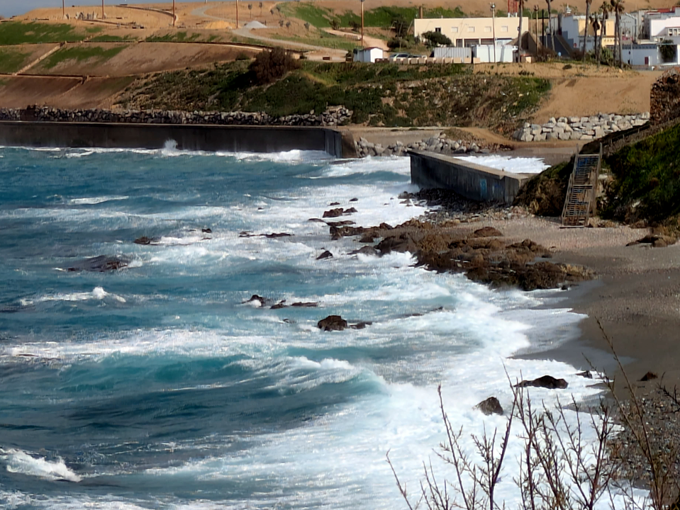 Temporal a causa de la borrasca  / Archivo