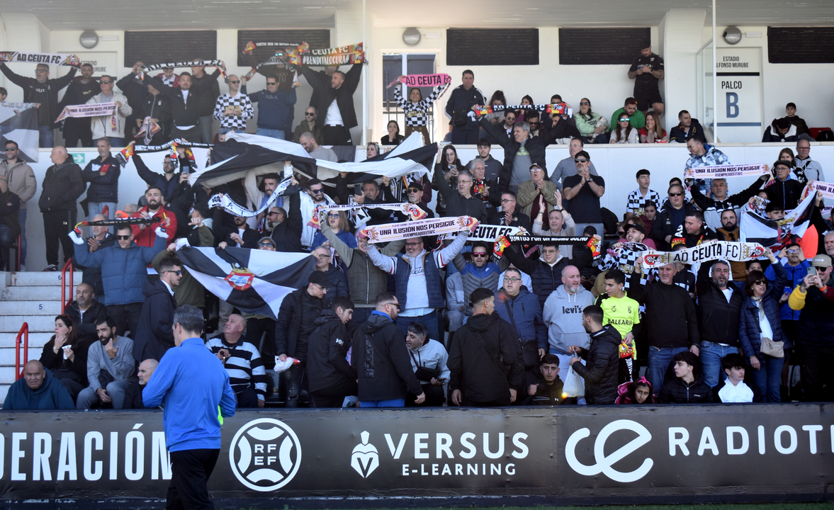 Derbi del Estrecho entre la AD Ceuta FC y el Algeciras CF