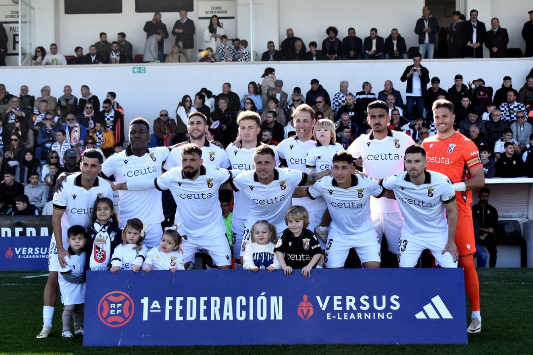 Once inicial de la AD Ceuta FC frente al Algeciras CF