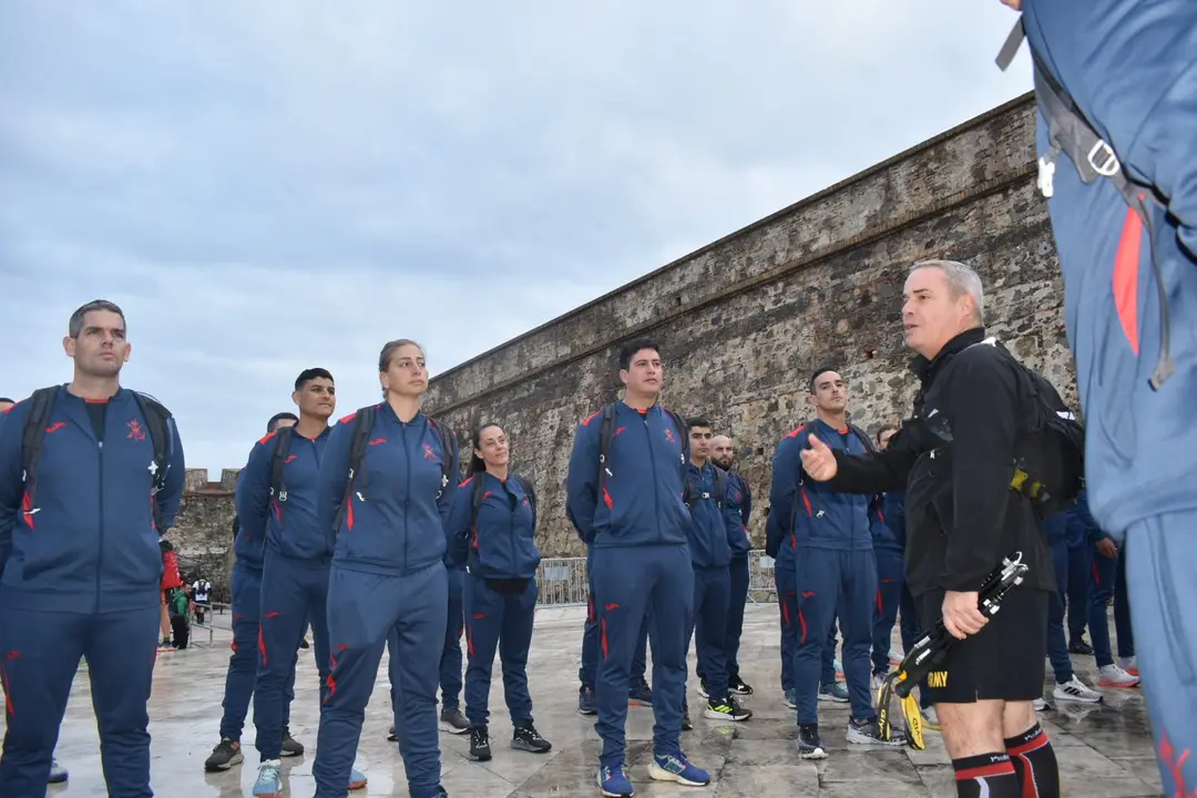 Ambiente previo a la salida de la IX Cuna de la Legi&oacute;n - Rafa B&aacute;ez